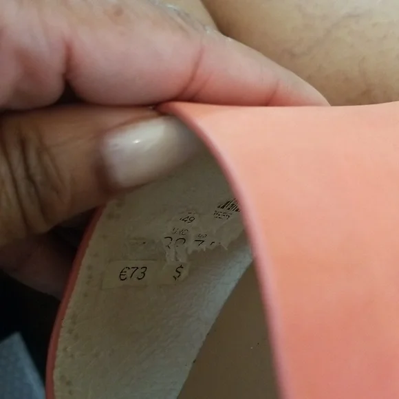 Topshop Womens Coral White Platform Wedge Heel Sandals - Picture 10 of 14